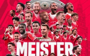 Harry Kane tiếp tục thăng hoa trong ngày Bayern Munich vô địch Bundesliga sớm 4 vòng