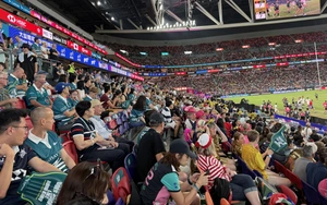 Sôi động Giải bóng bầu dục 7 tại Hong Kong (Trung Quốc)