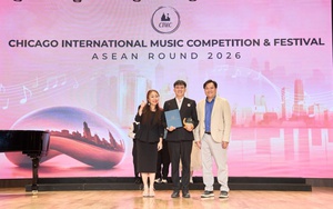 Chí Nhân đạt huy chương Bạc Cuộc thi Âm nhạc quốc tế Chicago khu vực ASEAN 2026