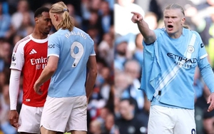 Haaland được khen 'chơi đẹp' trong pha húc đầu của hậu vệ Arsenal