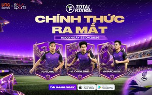 Total Football VNG chính thức ra mắt cộng đồng game thủ Đông Nam Á
