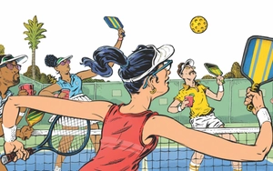 Người chơi pickleball hình thành trào lưu mới khi đi học thêm... tennis