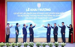 Phó Thủ tướng Lê Tiến Châu dự Lễ Khai trương Cơ sở dữ liệu quốc gia về pháp luật phiên bản mới