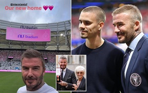 Beckham hé lộ diện mạo sân bóng trị giá hơn 18,5 nghìn tỷ đồng với 1 khán đài mang tên Leo Messi