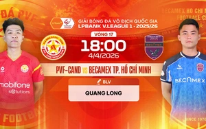 Link xem trực tiếp bóng đá PVF-CAND vs Becamex TPHCM 18h00 hôm nay, V-League vòng 17