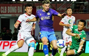 CĐV Hải Phòng hô vang tên Đình Triệu trong ngày Hà Nội FC 'tự bắn vào chân' mình