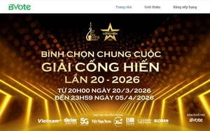 Giám đốc Bvote Lê Văn Toản: 'Bình chọn Cống hiến 2026 như cuộc đua rực lửa'