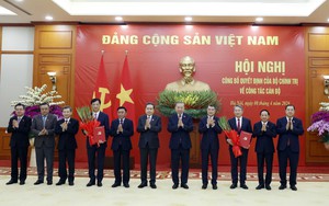 Trao quyết định bổ nhiệm Trưởng ban Tổ chức Trung ương và Chánh Văn phòng Trung ương Đảng