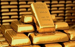 Giá vàng thế giới giảm khi tiến trình hòa bình Trung Đông đình trệ