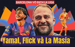 Barcelona vô địch La Liga sớm 3 vòng: Yamal, Flick và La Masia