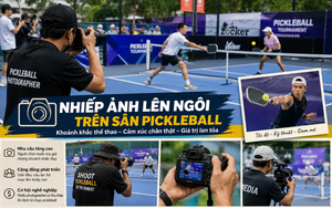 Nghề nhiếp ảnh lên ngôi trên sân pickleball
