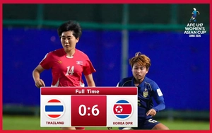 U17 nữ Thái Lan tan mộng World Cup sau thất bại với set tennis trắng trước đối thủ Đông Á