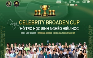 48 nghệ sĩ tham gia BROADEN Celebrity Pickleball Cup 2026