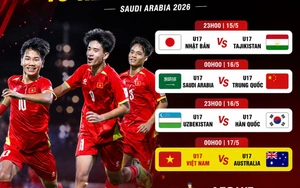 Xác định đối thủ của U17 Việt Nam tại tứ kết U17 châu Á 2026