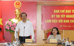 Kỳ thi tốt nghiệp THPT 2026: Ban Chỉ đạo thi quốc gia kiểm tra công tác chuẩn bị tại Hà Tĩnh