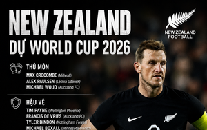 Danh sách ĐT New Zealand dự World Cup 2026: Sao Ngoại hạng Anh nhận trọng trách lớn