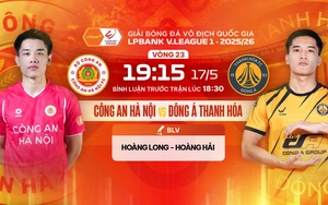 Link xem trực tiếp bóng đá Công an Hà Nội vs Thanh Hóa 19h15 hôm nay, V-League vòng 23