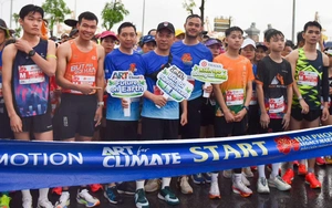 Hồng Lệ và Anh Khôi vô địch giải chạy Hải Phòng Legacy Marathon 2026