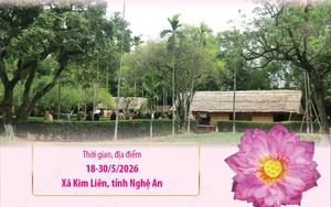 Đề nghị tiếp sóng trực tiếp chương trình Khai mạc Lễ hội Làng Sen và Công bố Quyết định Khu Du lịch Quốc gia Khu Di tích Kim Liên