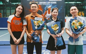 Gần 200 VĐV tranh tài tại giải pickleball do Trà Ngọc Hằng tổ chức