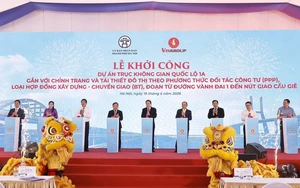 Chủ tịch Quốc hội Trần Thanh Mẫn dự Lễ khởi công dự án mở rộng Quốc lộ 1A đoạn qua thành phố Hà Nội