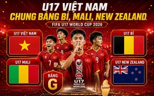 Kết quả bốc thăm chia bảng U17 World Cup 2026: Việt Nam chung bảng Bỉ, Mali và New Zealand