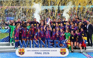 Đại thắng Lyon, nữ Barcelona lần thứ 4 lên đỉnh châu Âu