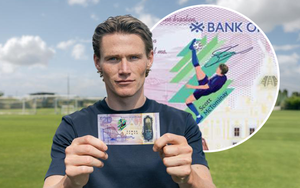 Scotland mừng vé dự World Cup 2026 khi in hình siêu phẩm của sao MU lên tiền giấy