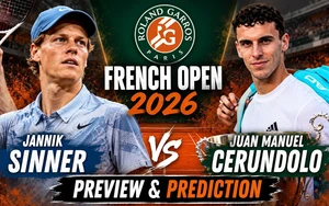 Link xem trực tiếp Roland Garros 2026 hôm nay 28/5