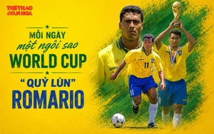 Mỗi ngày một ngôi sao World Cup: "Quỷ lùn" Romario 