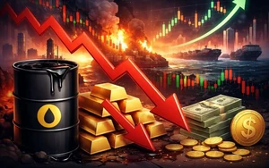 Giá dầu và vàng giảm mạnh, chứng khoán Mỹ lập kỷ lục giữa kỳ vọng hạ nhiệt căng thẳng Trung Đông