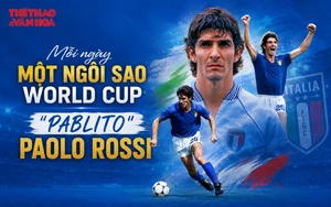 Mỗi ngày một ngôi sao World Cup: "Pablito" Paolo Rossi
