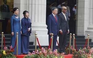 Lễ đón Tổng Bí thư, Chủ tịch nước Tô Lâm và Phu nhân thăm cấp Nhà nước Cộng hòa Singapore