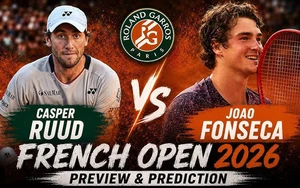 Link xem trực tiếp Roland Garros 2026 hôm nay 31/5