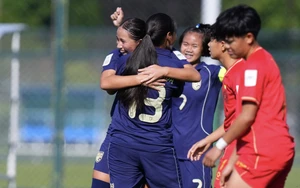 U17 nữ Thái Lan thắng tối thiểu Myanmar, tiến gần vé vào tứ kết U17 châu Á