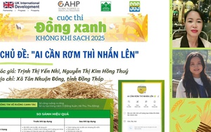 Lan tỏa từ ruộng đồng: Ý nghĩa bền vững của cuộc thi "Đồng xanh - Không khí sạch"