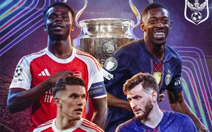 Trận chung kết Champions League giữa Arsenal và PSG đá vào khung giờ đẹp, fan Việt hết lo thức khuya