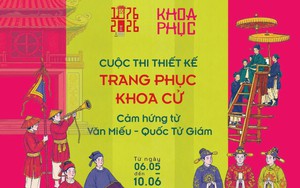 Thi thiết kế trang phục khoa cử từ cảm hứng Văn Miếu - Quốc Tử Giám