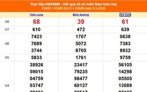 XSMN 8/5 - Kết quả xổ số miền Nam hôm nay 8/5/2026 - Trực tiếp XSMN ngày 8 tháng 5