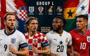 Bảng L World Cup 2026: Thế hệ Vàng “Tam Sư” và đẳng cấp Modric
