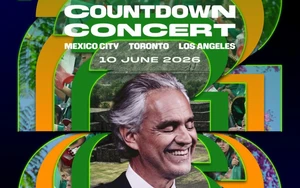 Andrea Bocelli mở màn đại nhạc hội đếm ngược World Cup 2026