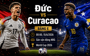Nhận định Đức vs Curacao 00h00 hôm nay ngày 15/6, bảng E World Cup 2026: Xe tăng đại thắng