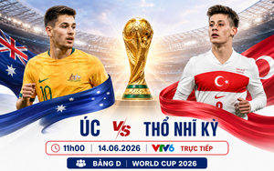 Nhận định Úc vs Thổ Nhĩ Kỳ 11h00 ngày 14/6, bảng D World Cup 2026: Người Thổ chiếm ưu thế