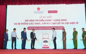 Agribank đồng hành cùng tỉnh Ninh Bình triển khai mô hình Kiosk thông minh: "Cú hích" chuyển đổi số hành chính công