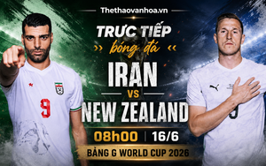 ĐT Iran hòa 2-2 New Zealand ở trận ra quân World Cup 2026