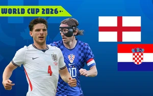 Đội hình dự kiến Anh vs Croatia (bảng L World Cup 2026): Declan Rice so tài Luka Modric