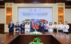 Taxi Quê Lụa tăng tốc chuyển đổi xanh, mua thêm 2.000 ô tô điện VinFast thông qua Green SM