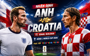 Nhận định Anh vs Croatia 03h00 ngày 18/6, bảng L World Cup 2026: Tam sư phục hận?