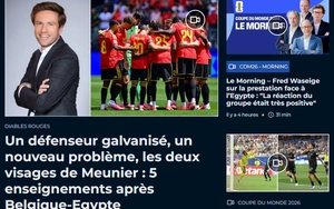 World Cup 2026: Truyền thông Bỉ thất vọng, chỉ trích màn trình diễn của đội nhà