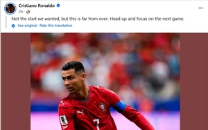 Gây thất vọng ở trận ra quân World Cup 2026, Ronaldo trấn an người hâm mộ